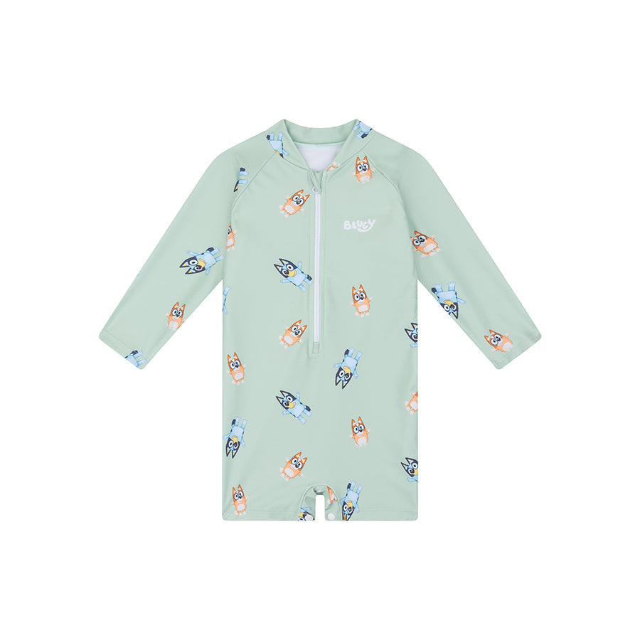 Bluey | groen uv zwempak jongens