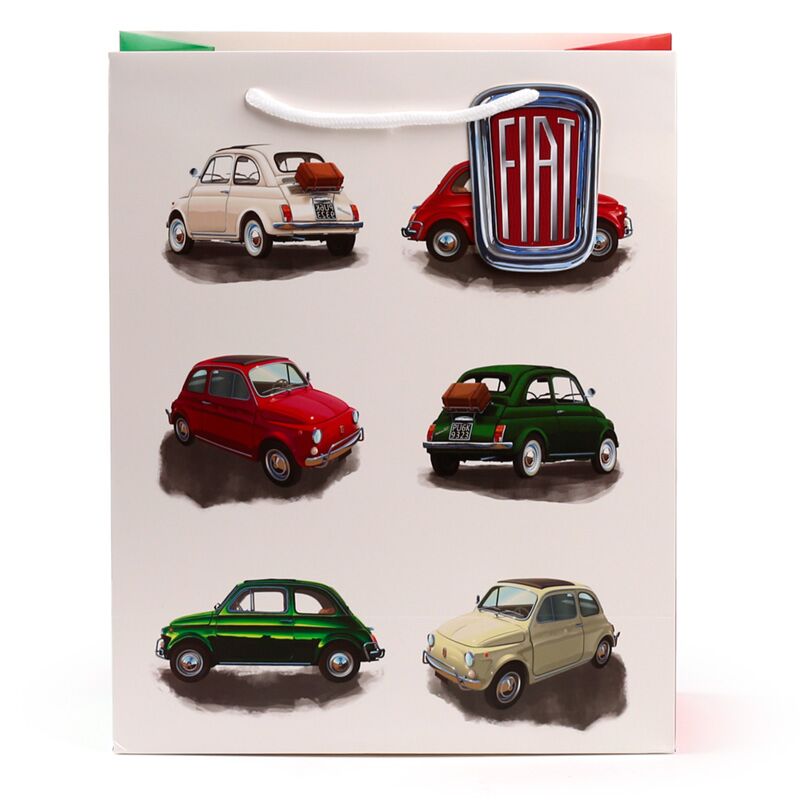 Fiat 500 retro repeat - cadeautasje groot