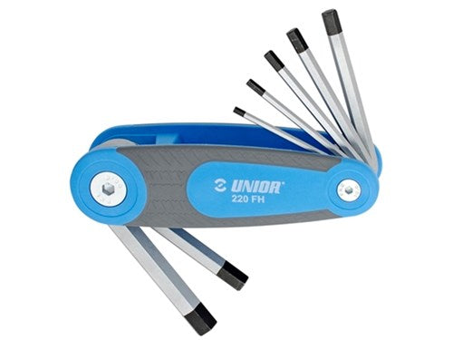 Unior zakmes inbus sleutelset 2,5-10mm werkplaats