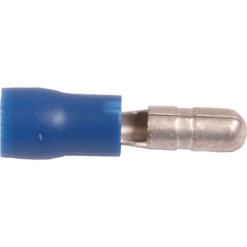 Bofix doos a 25 schuifstekker rond man blauw 4mm