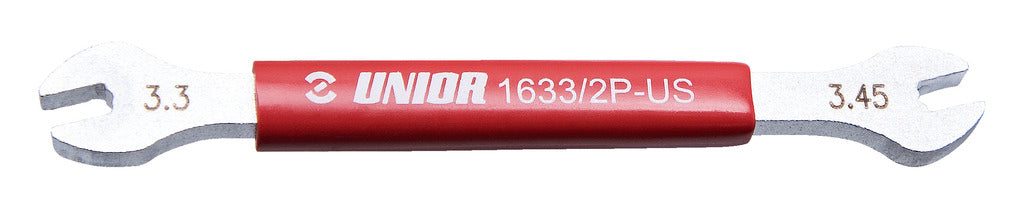 Unior dubbelzijdige spaak sleutel 1633 2p-us 4 x 4,4