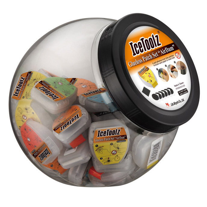 IceToolz stevige bandenplakkers AirDam 24056J5 50 doosjes à 6 stuks (in pot)