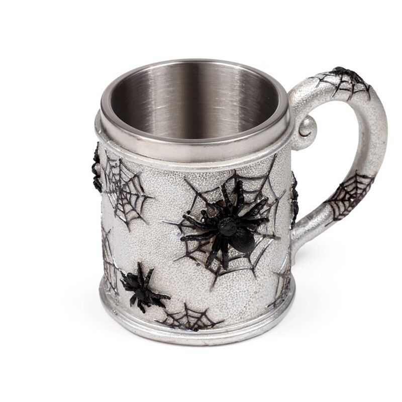 Decoratief spinnenweb drinkbeker