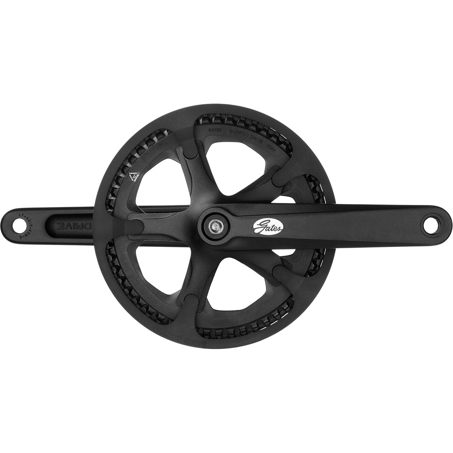 Gates crankstel cdn s150 55t 170mm pvc beschermrand zwart