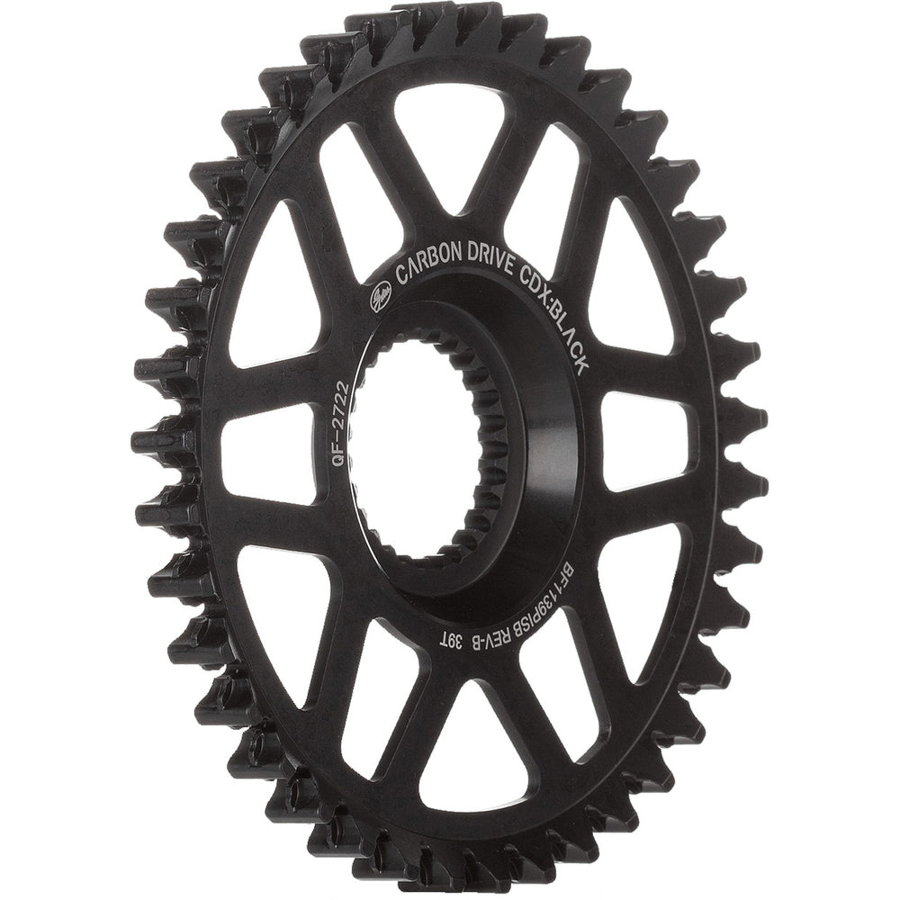 Gates tandwiel cdx 39t fin line pinion chromoly zwart