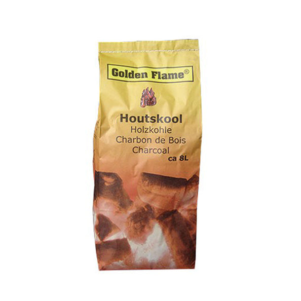 Golden flame houtskool (8x 8 liter)