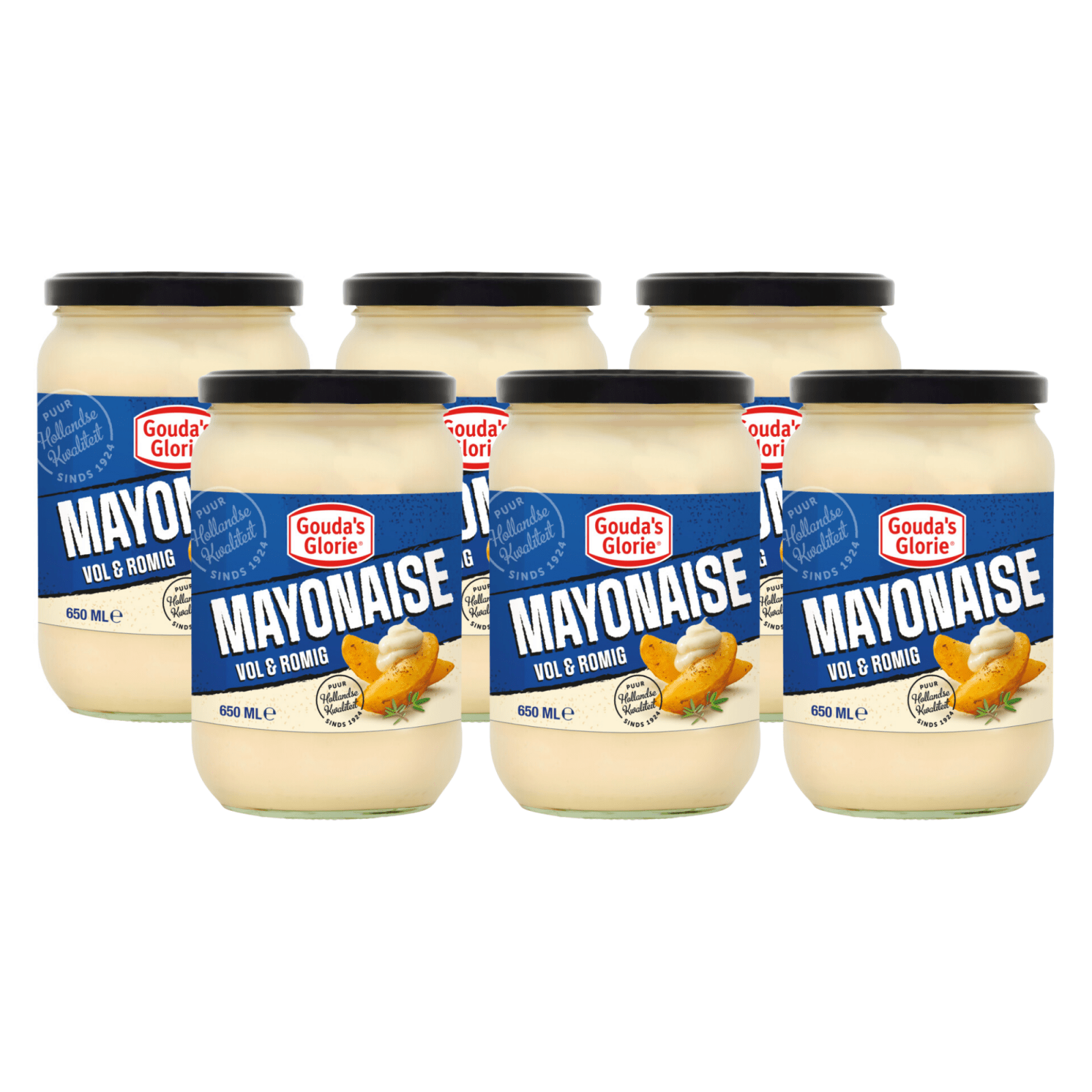 Gouda's glorie mayonaise pot (6x 650ml)