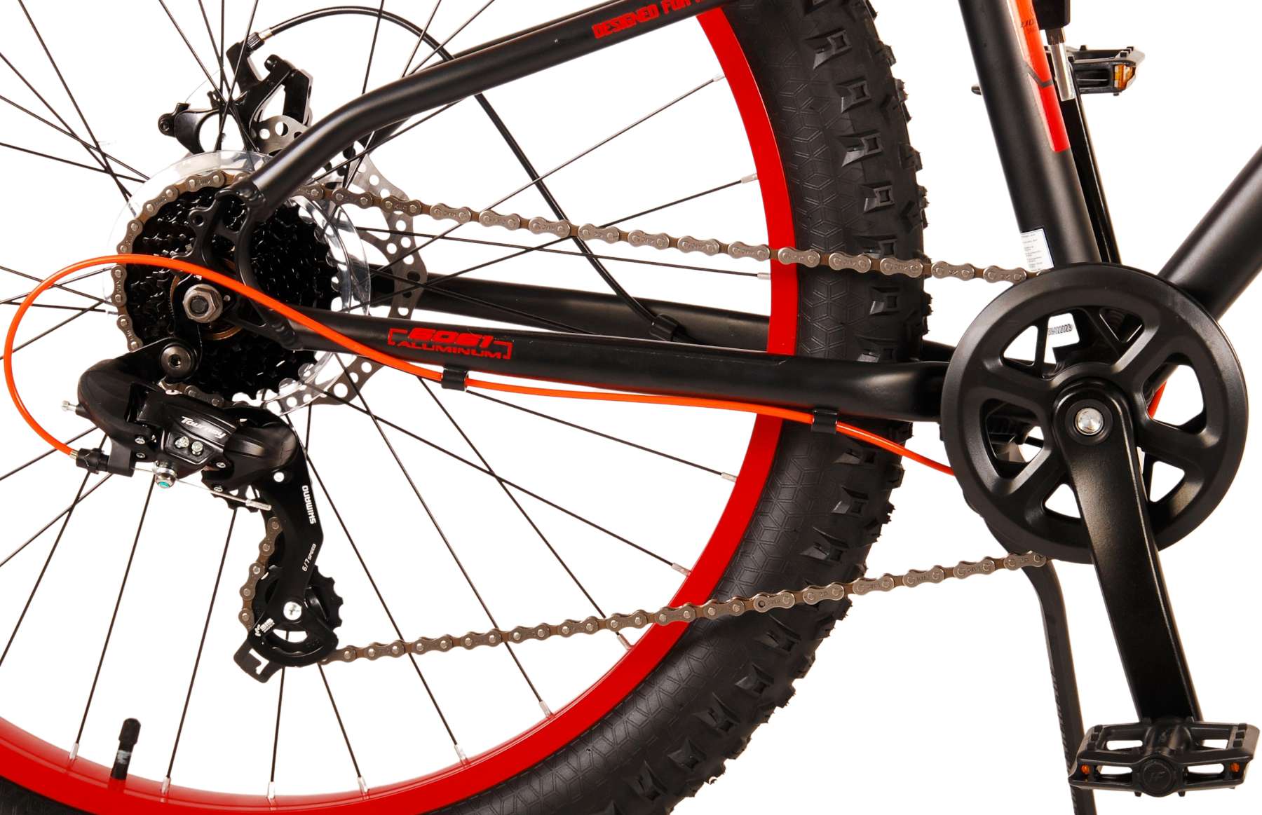 Volare Gradient Kinderfiets – Jongens – 26 inch – Zwart Oranje – 7 versnellingen – Prime Collection