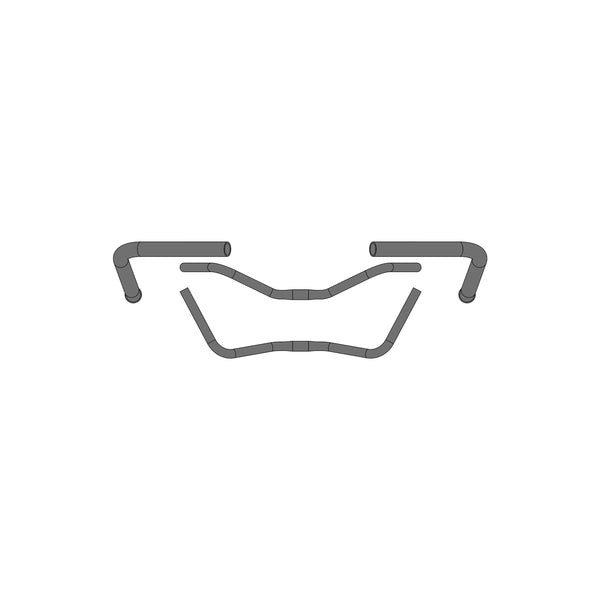 Ergotec Handlebar Country 25.4 Mas-nb Black