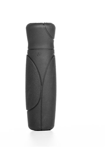 Herrmans handvat easy zwart lang grip gesneden 93b 120mm