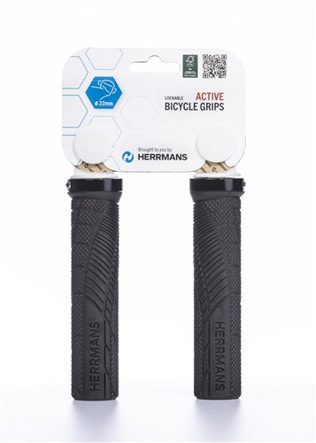 Herrmans poignées Shark Lock DD38B L+R 130mm noir avec écrous noirs
