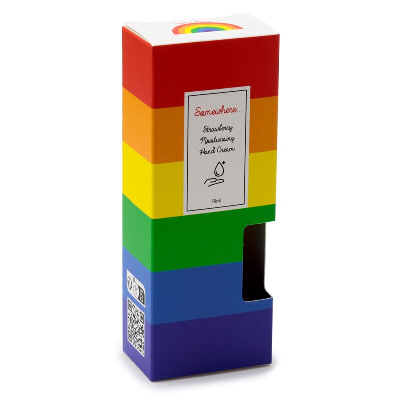 Somewhere regenboog handcrème 75ml - aardbei