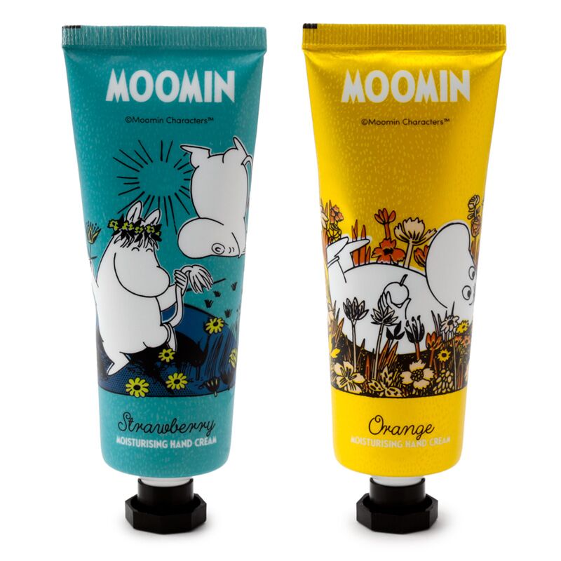 Moomin hydraterende handcrème 75ml - aardbei en sinaasappel