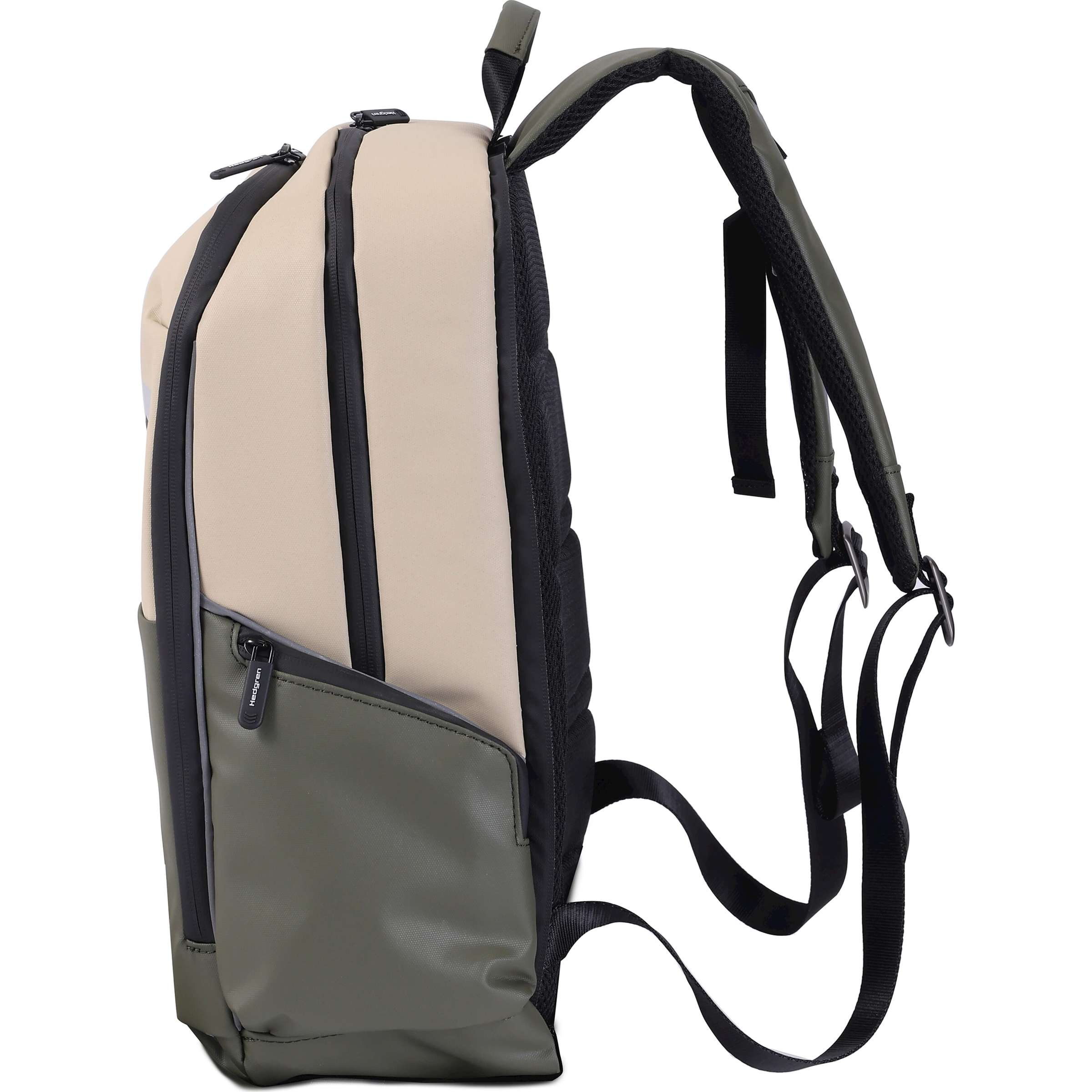 Hedgren pendelfiets stuurpen rugtas 15,6l beige olijf