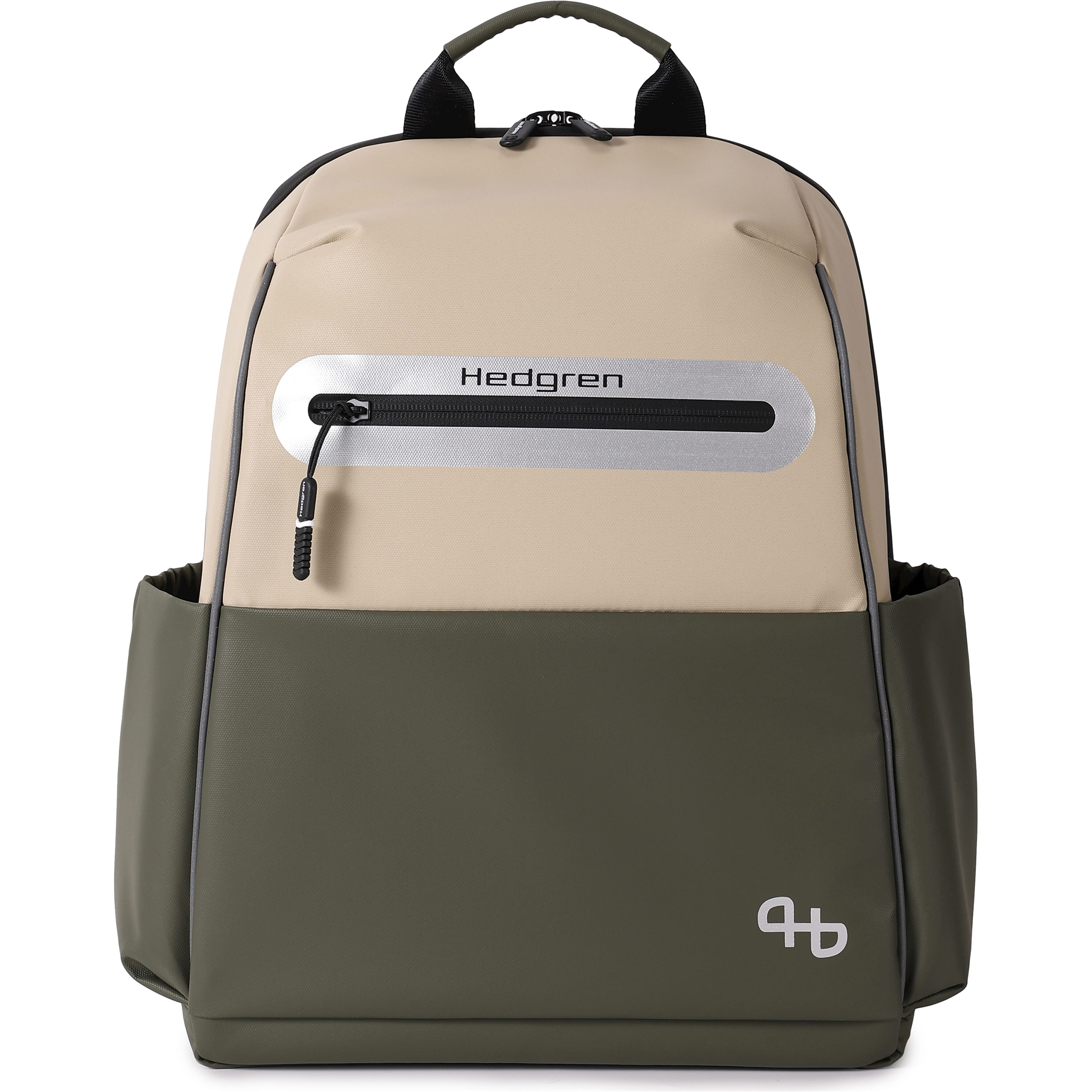 Hedgren woon-werkfietsvelg rugtas 14l beige olijf