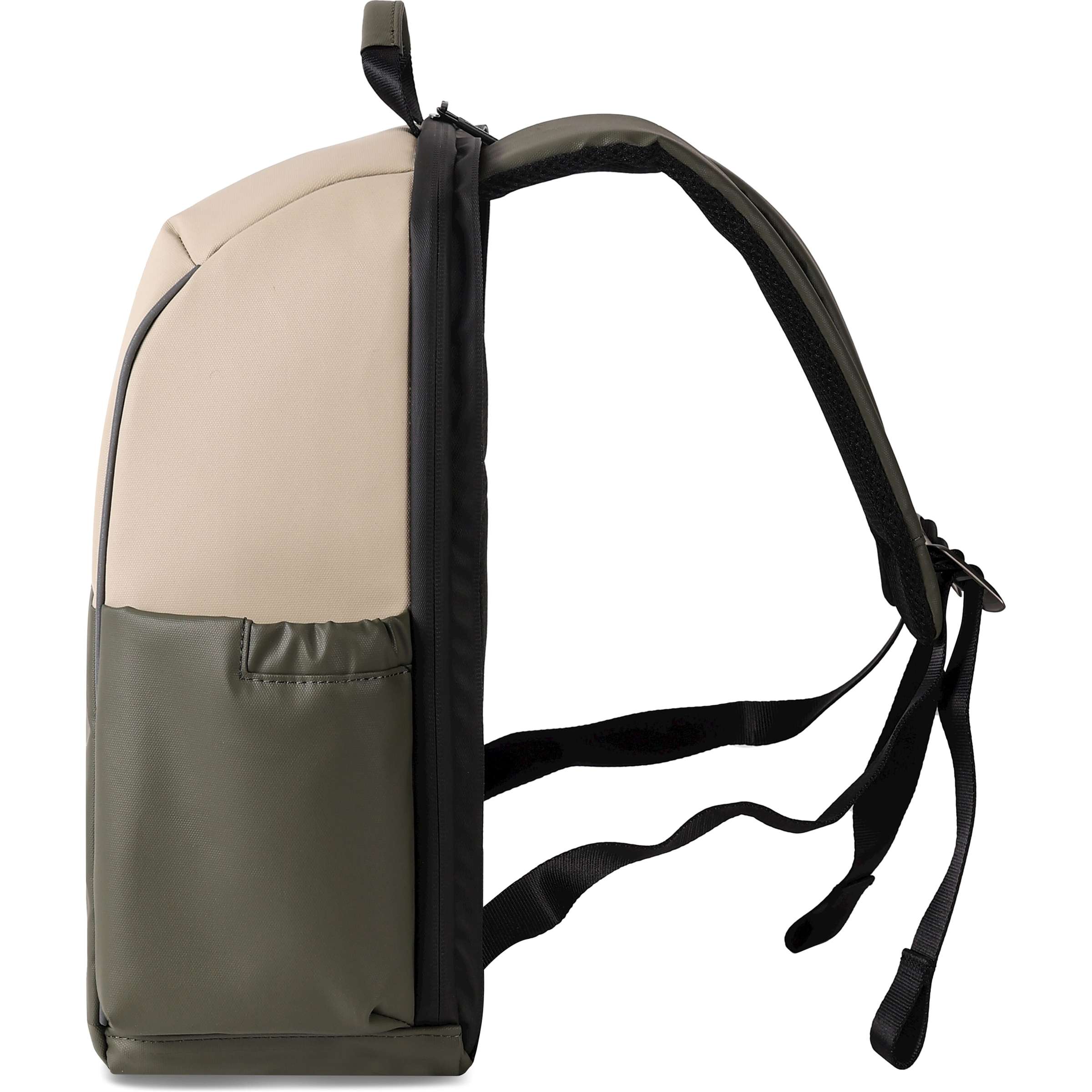 Hedgren woon-werkfietsvelg rugtas 14l beige olijf