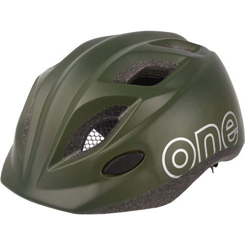 Kinder helm xs 46-53cm bobike one plus olive Groen