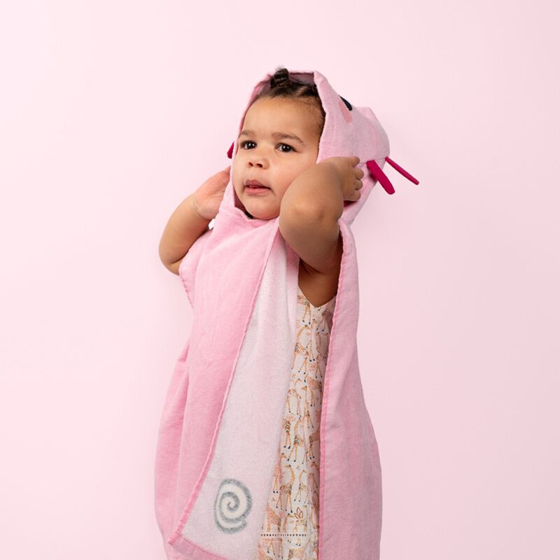Maddie de axolotl adoramals kinder handdoek hoodie