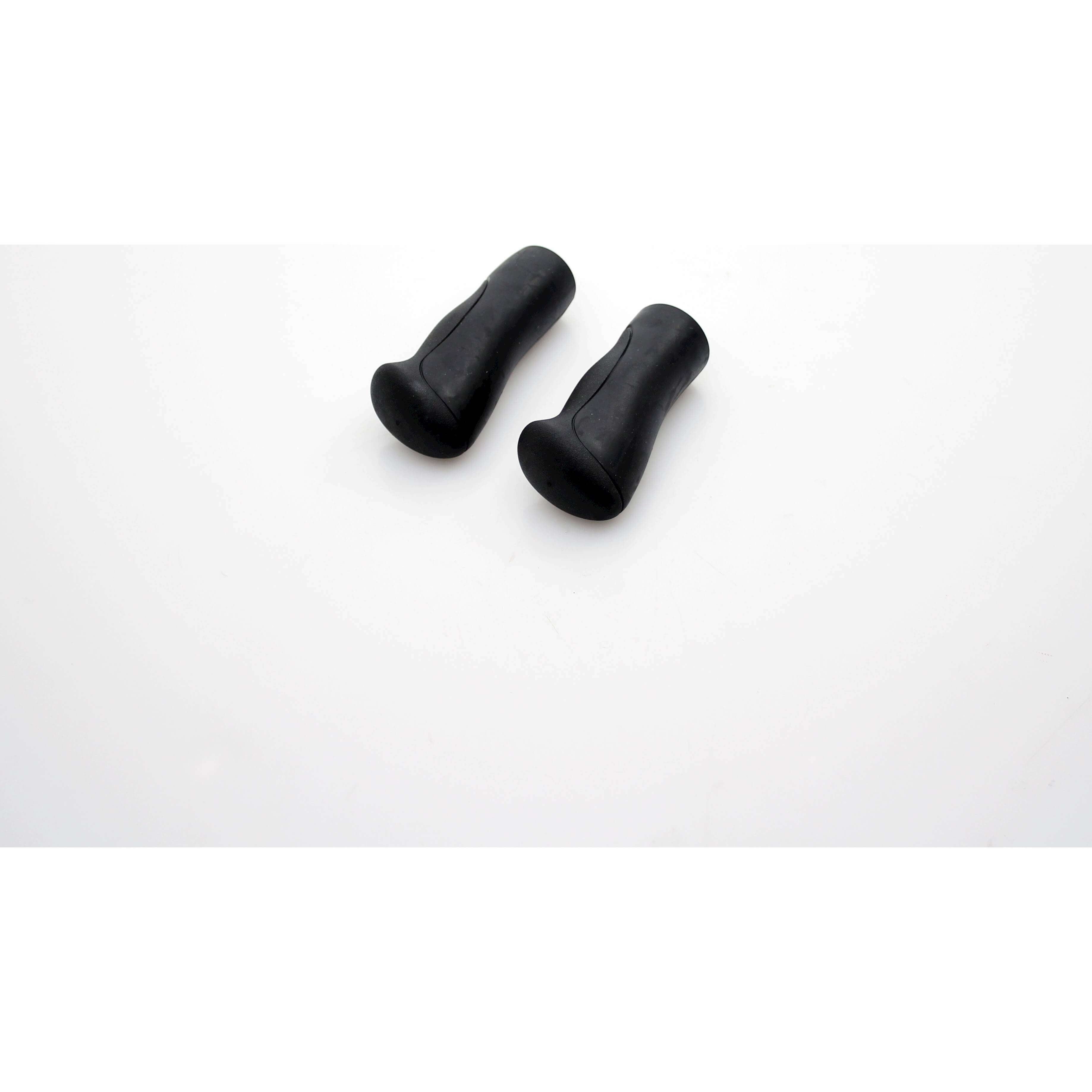 Widek Handvat Ergo Tour kort lang zwart (115 103mm) - fietsaccessoire