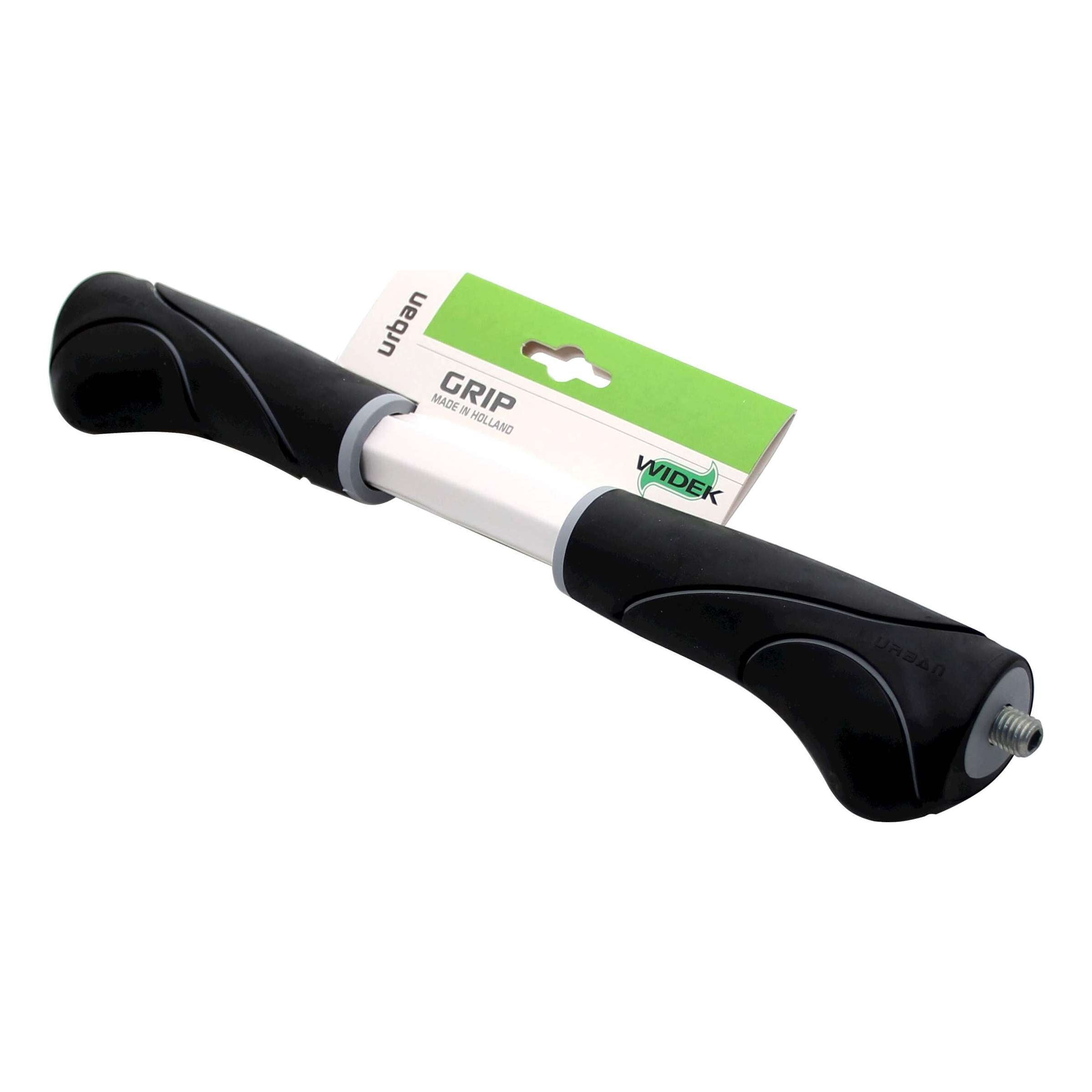 Widek Urban-hybride verstelbaar fietshandvat - 120mm - zwart