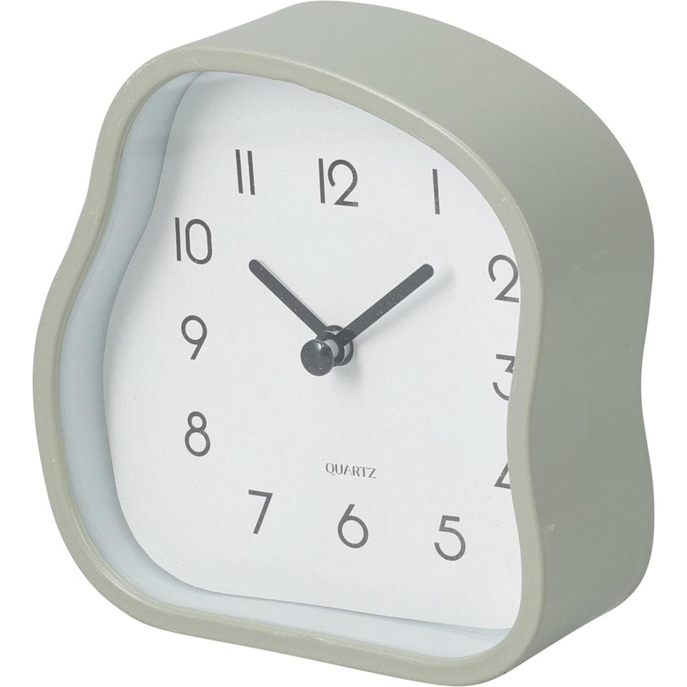 Home styling tafelklok 12x12cm 3 assorti