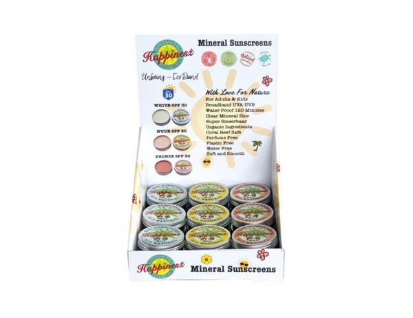 Happinesz display - sunscreen - 24 pcs