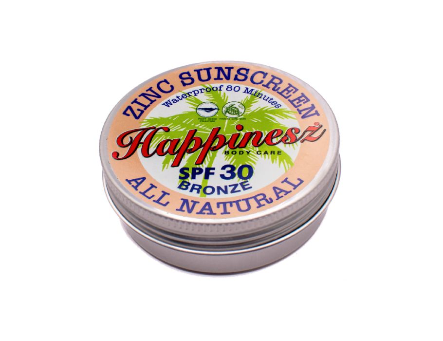 Happinesz Zonnebrandcrème SPF 30 Zinkbrons