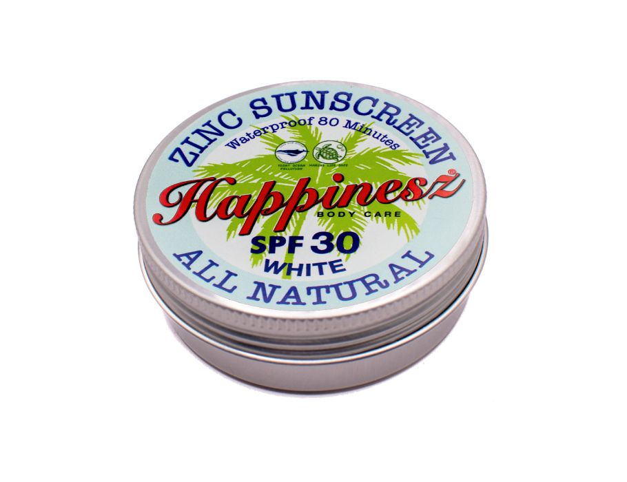 Happinesz zonnebrandcrème - spf 30 - zink - wit