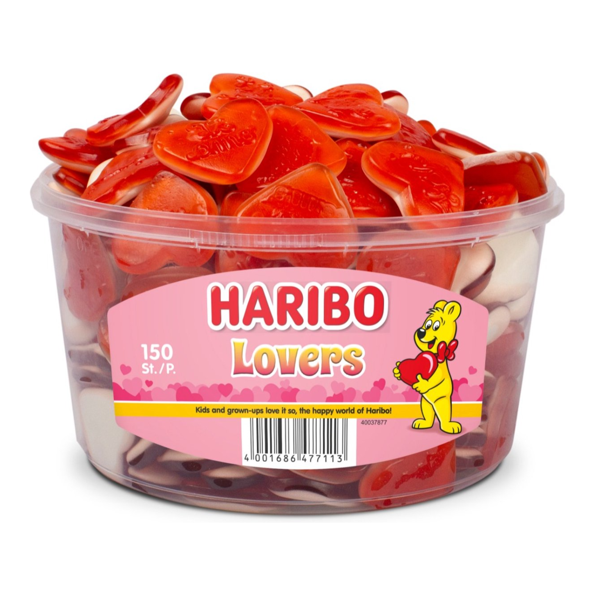 Haribo lovers - snoep met schuim - 150 stuks silo