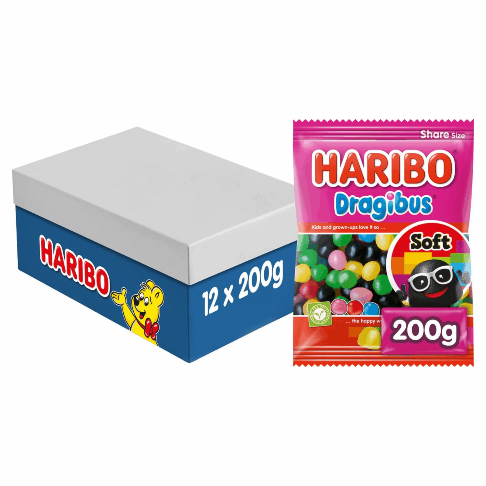 Haribo dragibus soft (12x 200gr)