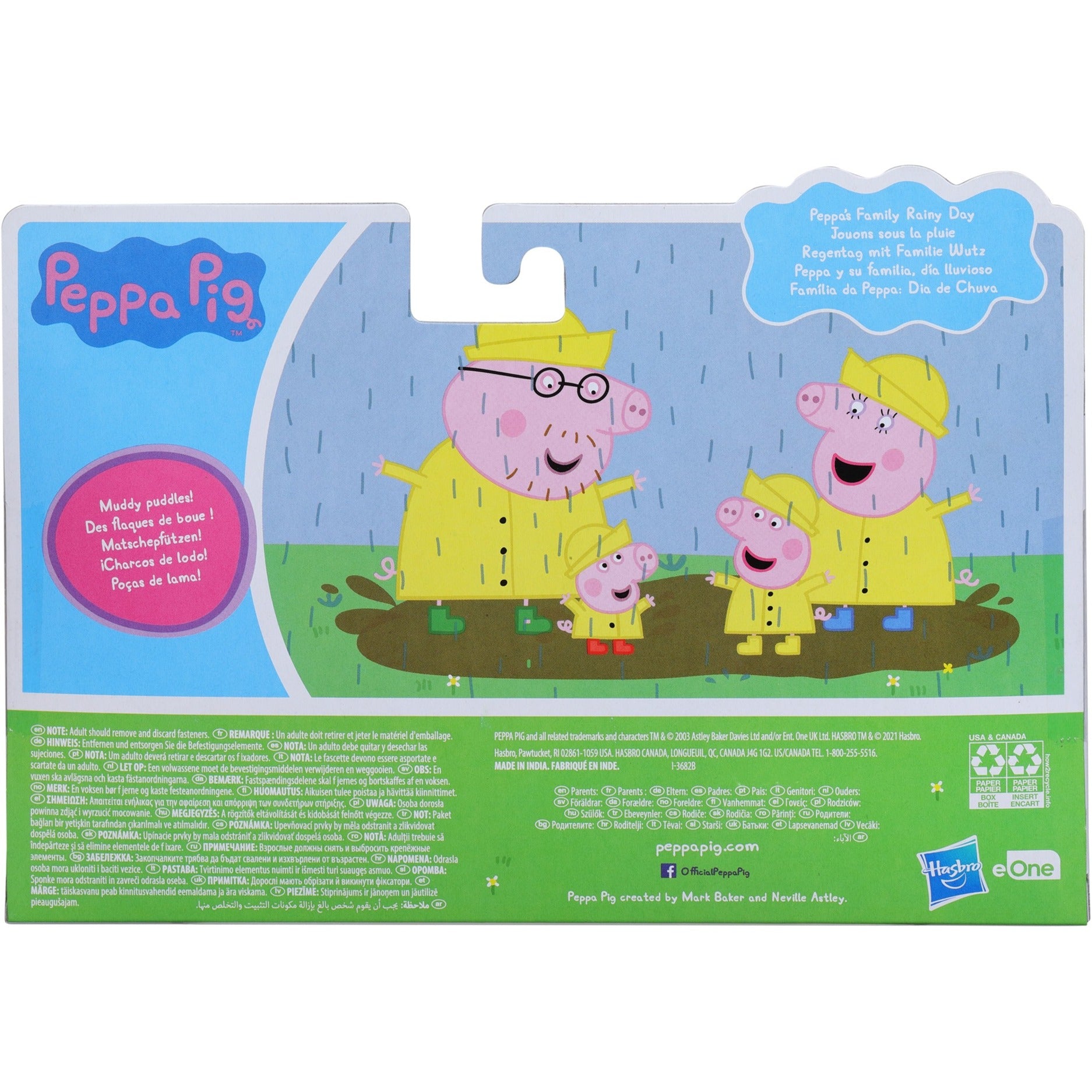 Hasbro Peppa's Familie Regenachtige Dag