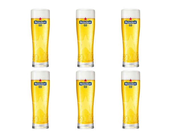 Heineken 0.0% star glas (6x 25cl)