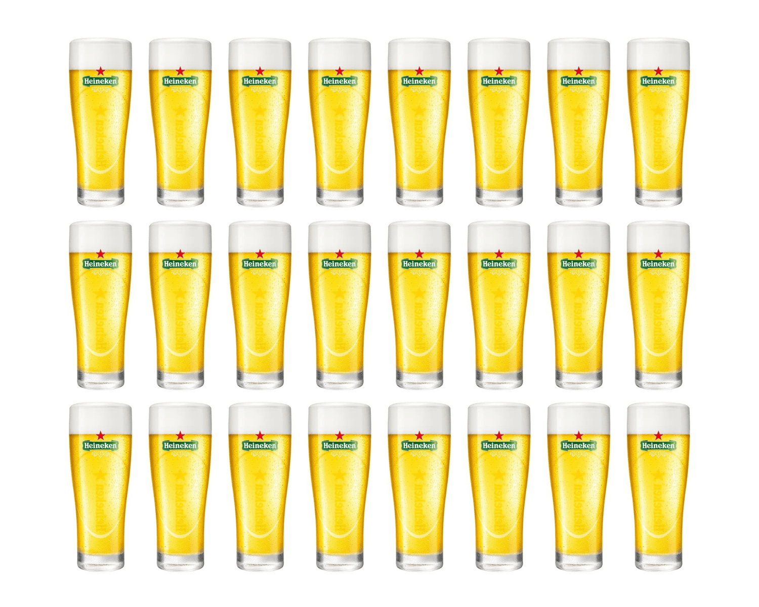 Heineken ellipse glas (24x 25cl)