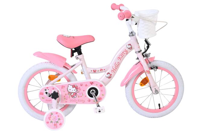 Hello kitty kinderfiets - meisjes - 14 inch - roze