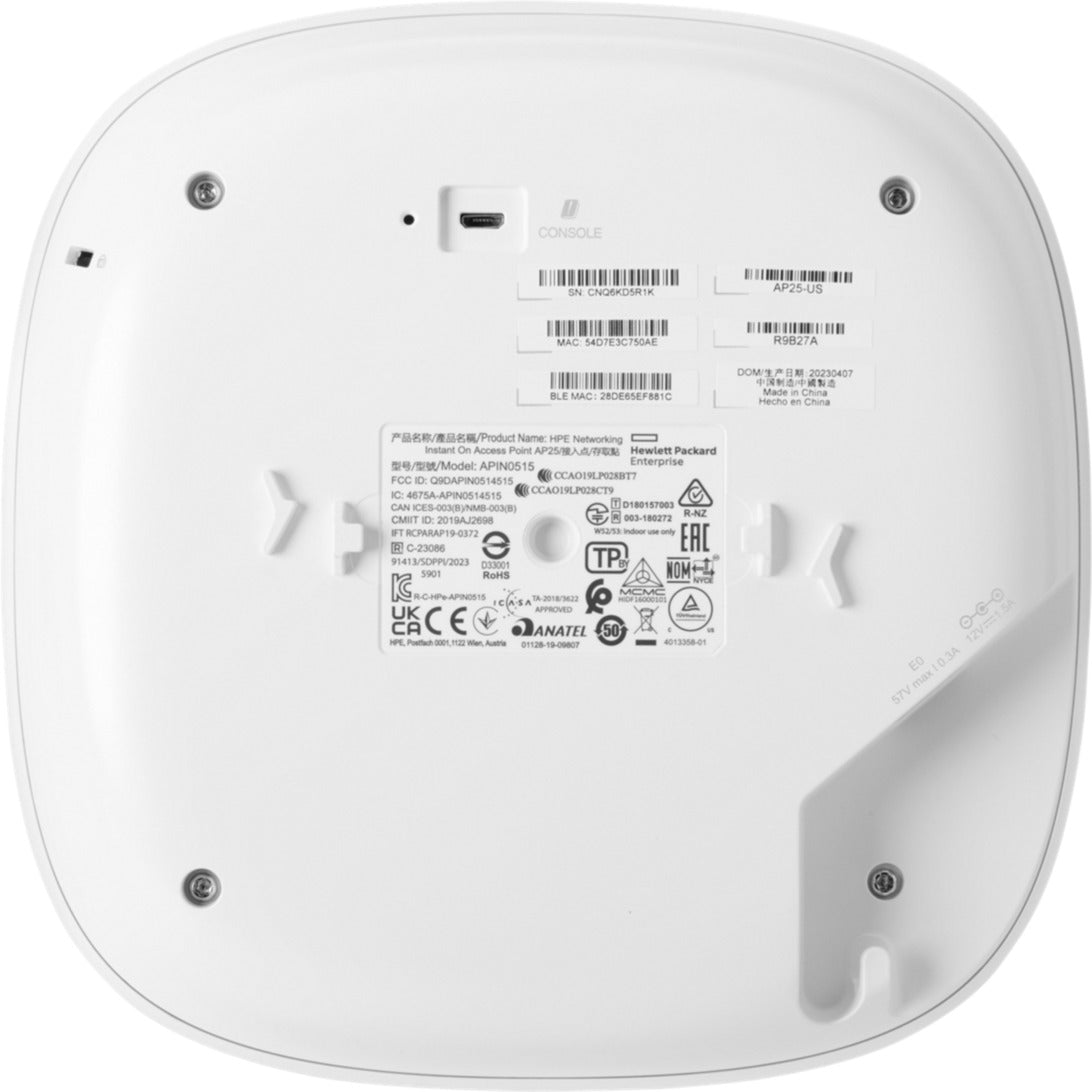 Hewlett Packard Enterprise Hewlett Packard Enterprise Instant On Bundle met PSU (EU) AP25