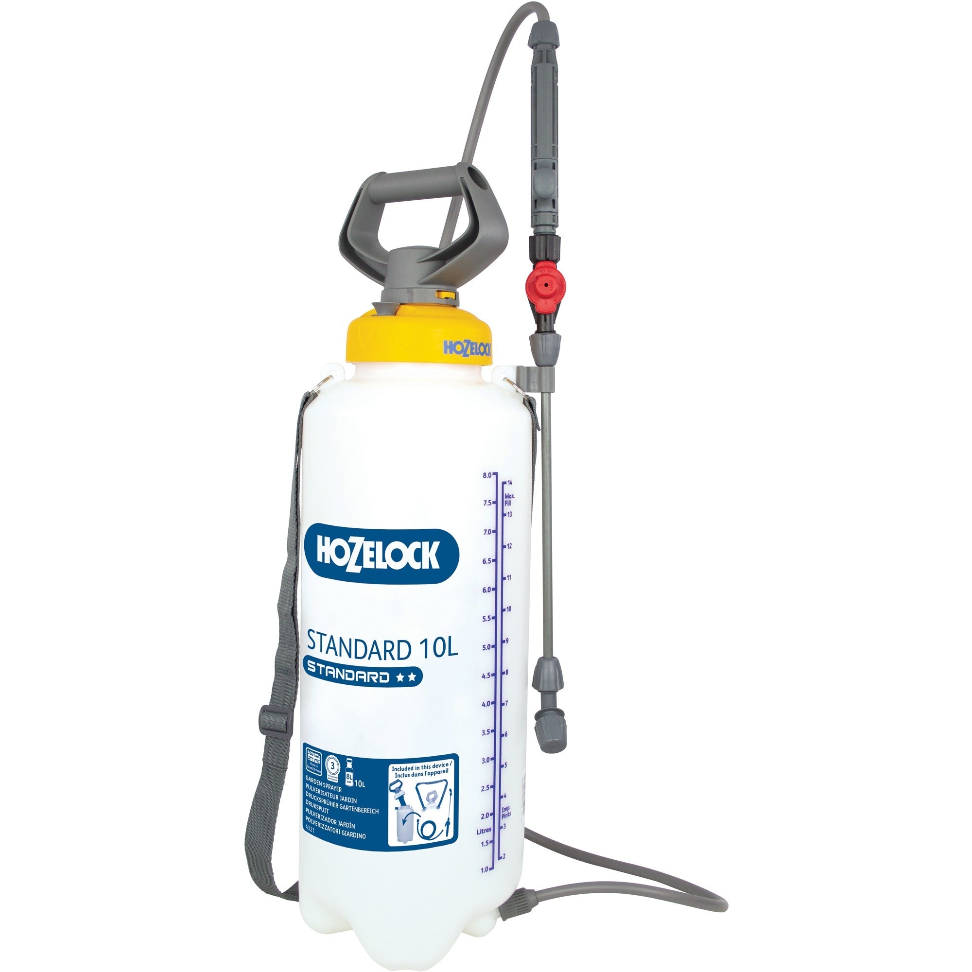 Hozelock Hozelock Standard 10 liter drukspuit