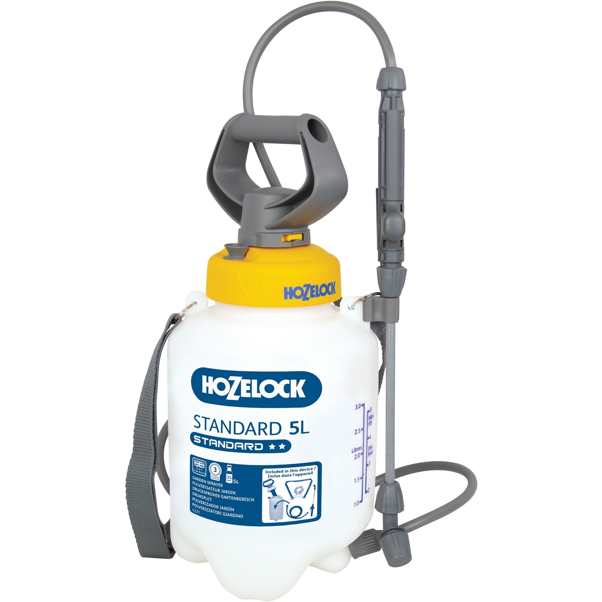 Hozelock Hozelock Standard 5 liter drukspuit