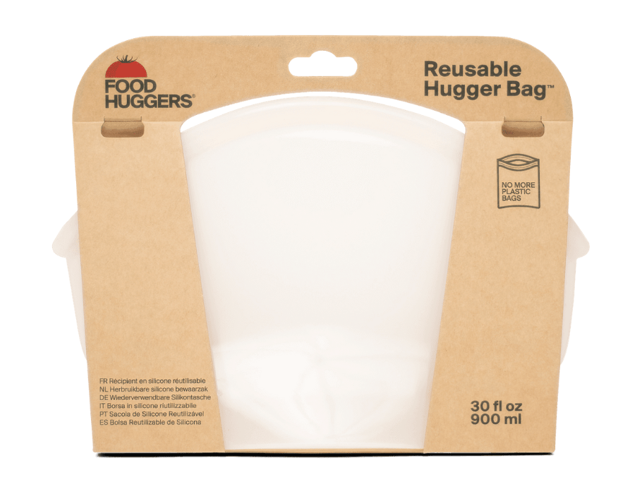 Foodhuggers herbruikbare bewaarzak - 900ml - champagne frost