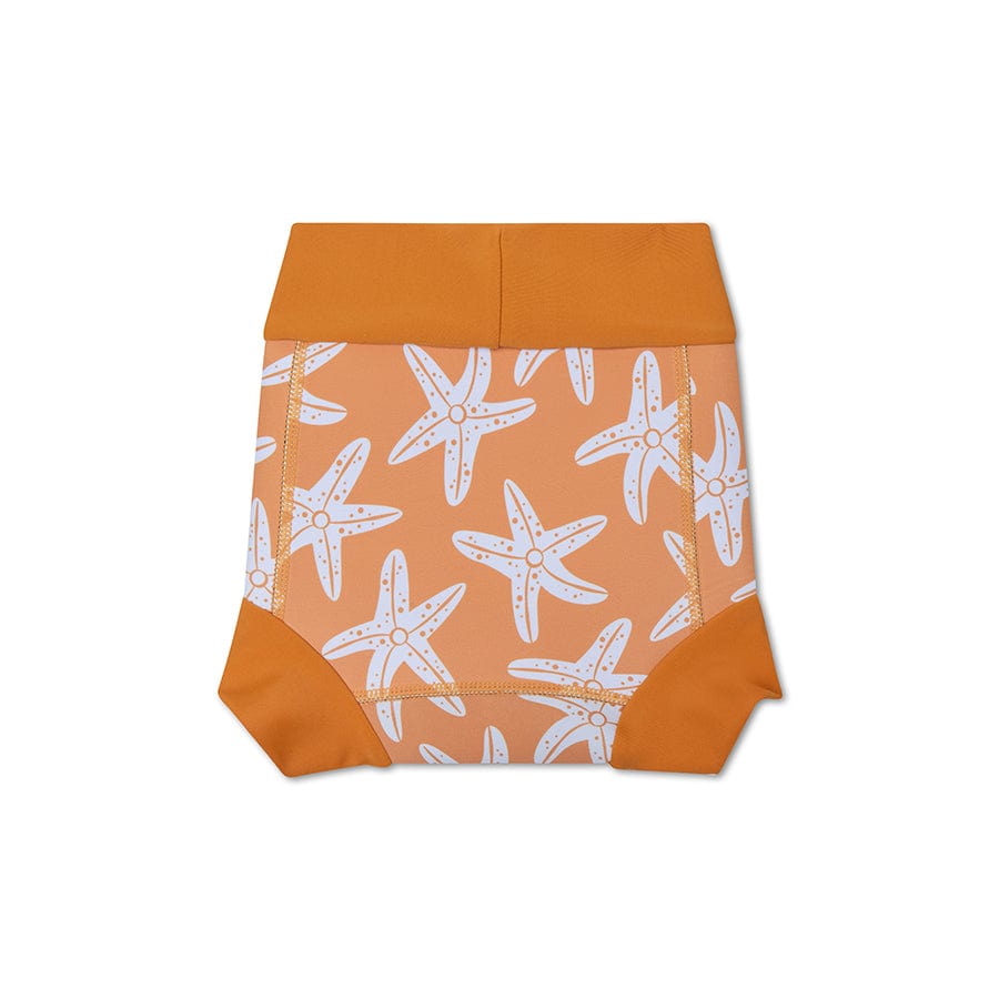Zeester | oranje zwemluier neopreen