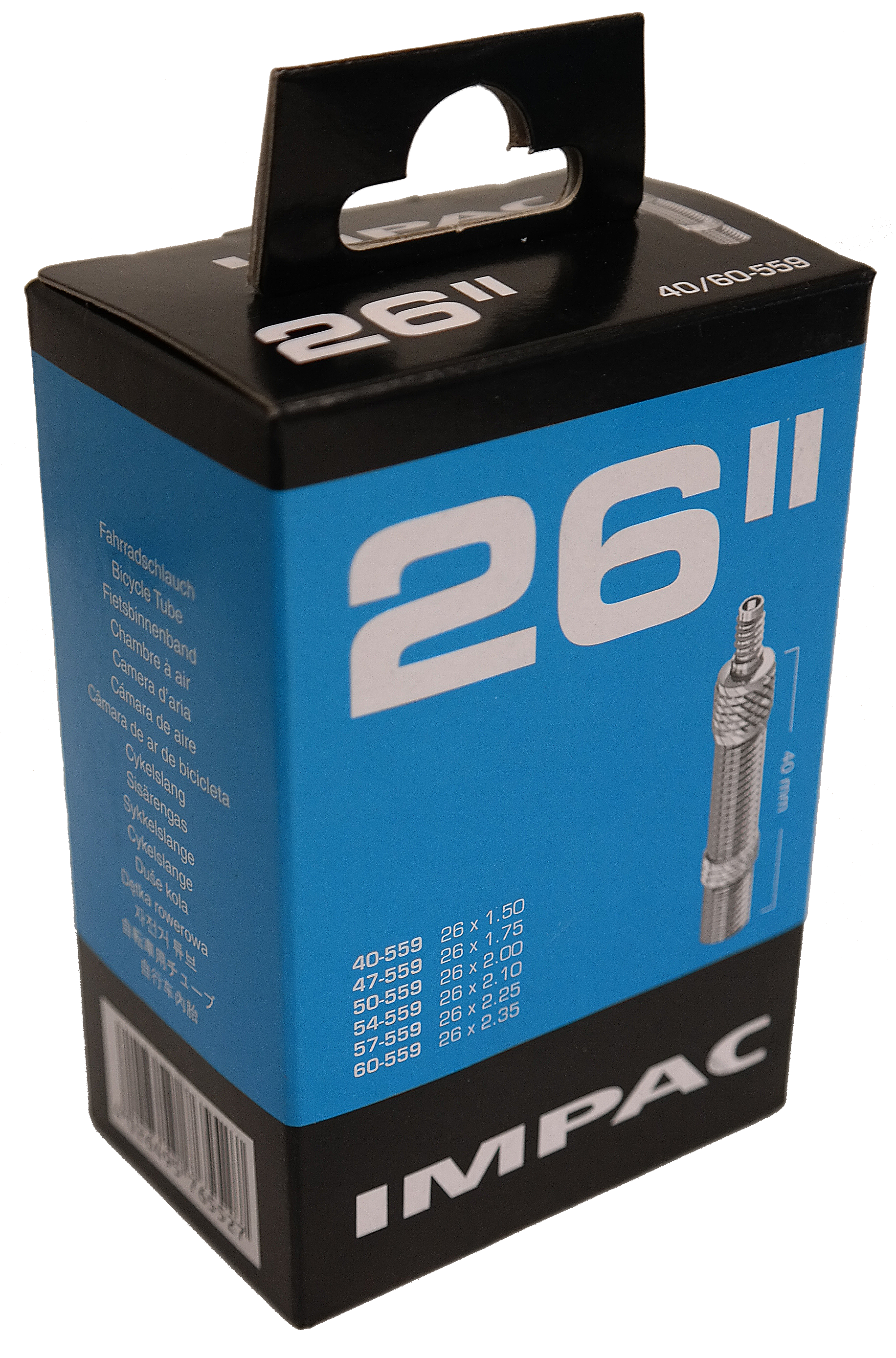 Impac ( schwalbe ) binnenband dv13 26 inch 40 60-559 40 mm