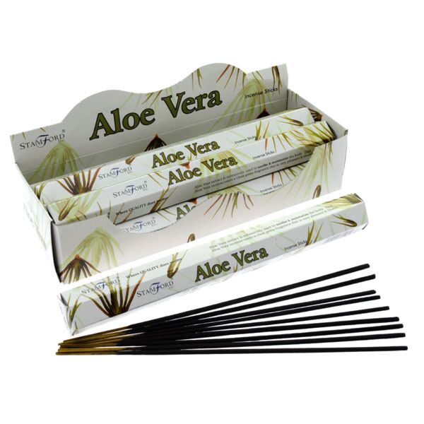 37108 aloë vera - stamford premium hex wierook stokjes