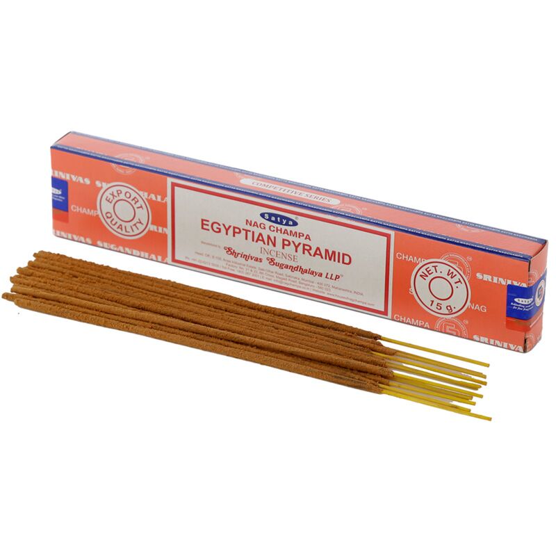 01350 egyptische piramide - satya nag champa wierook stokjes