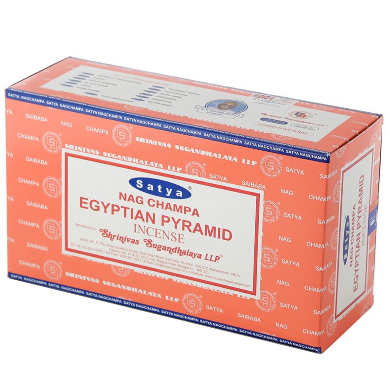 01350 egyptische piramide - satya nag champa wierook stokjes