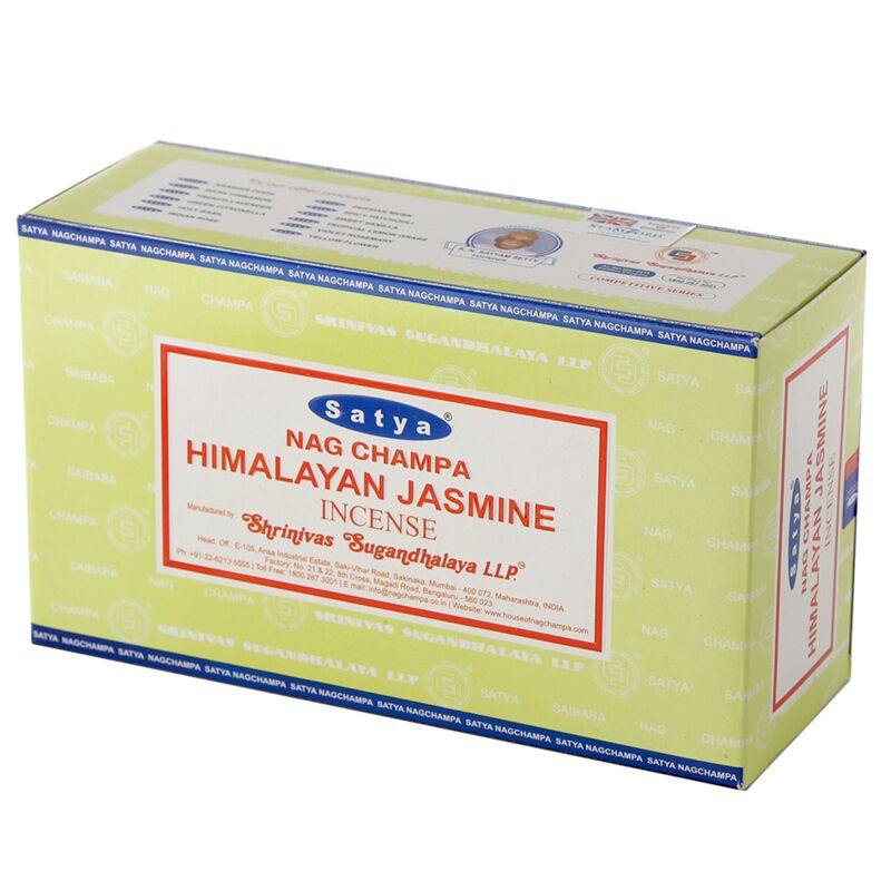 01358 Himalaya Jasmijn - Satya Nag Champa Wierook Stokjes