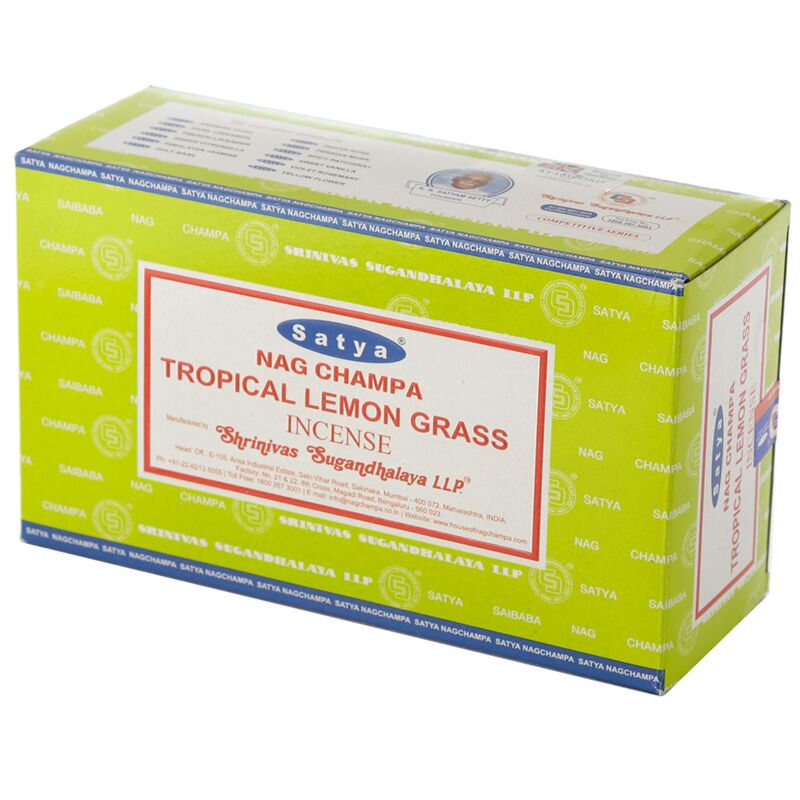 01366 tropische citroengras - satya nag champa wierook stokjes