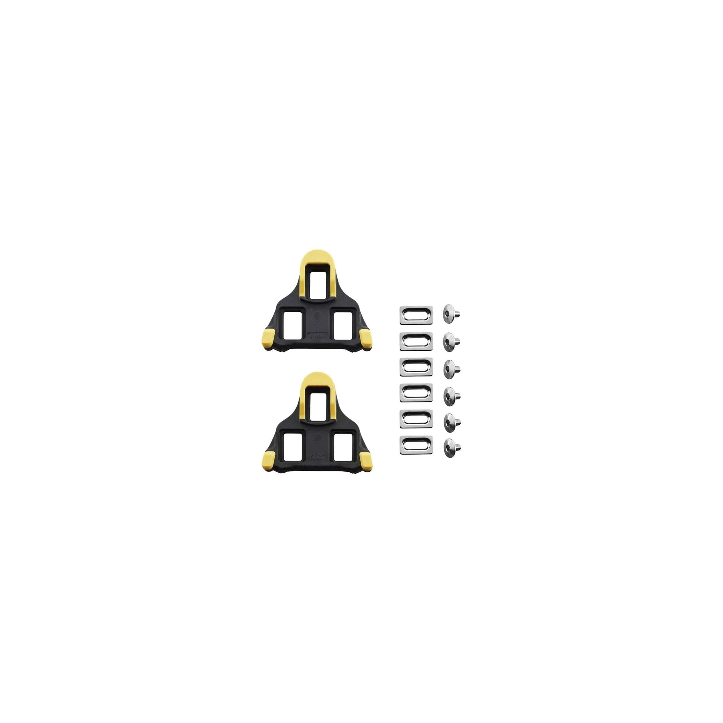 Jeu de cales Shimano jaune 6ø SPD-SL SM-SH11