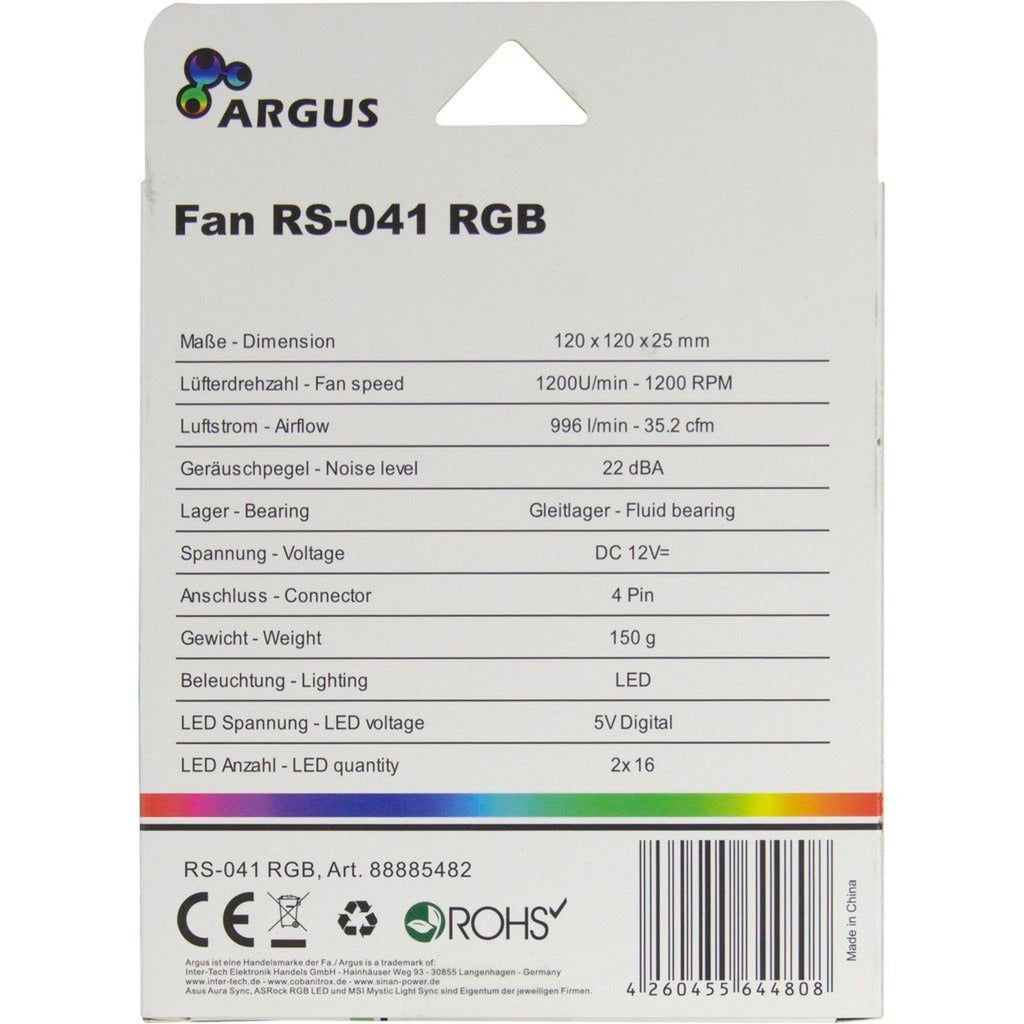 Inter-Tech Inter-Tech ARGUS RS-041 RGB