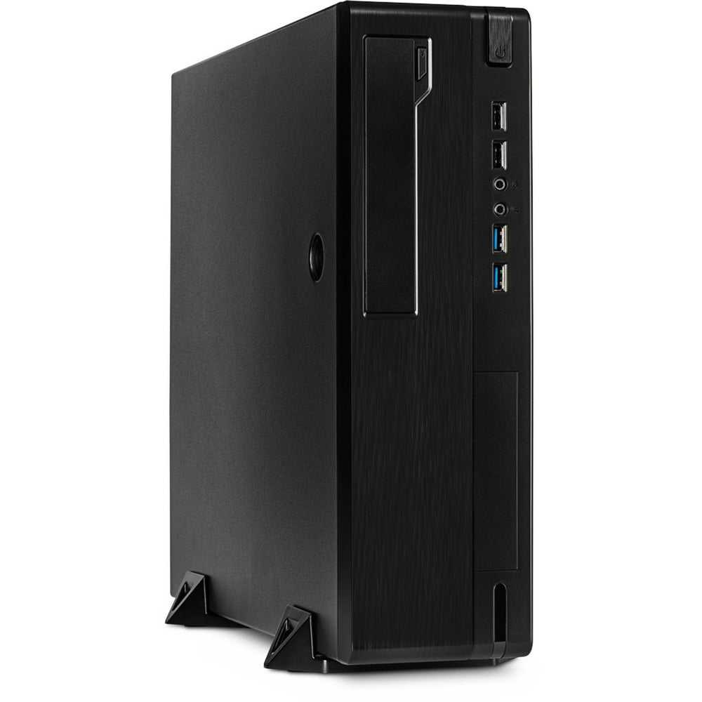 Inter-tech it-502 mini tower behuizing (zwart | 4x usb-a)