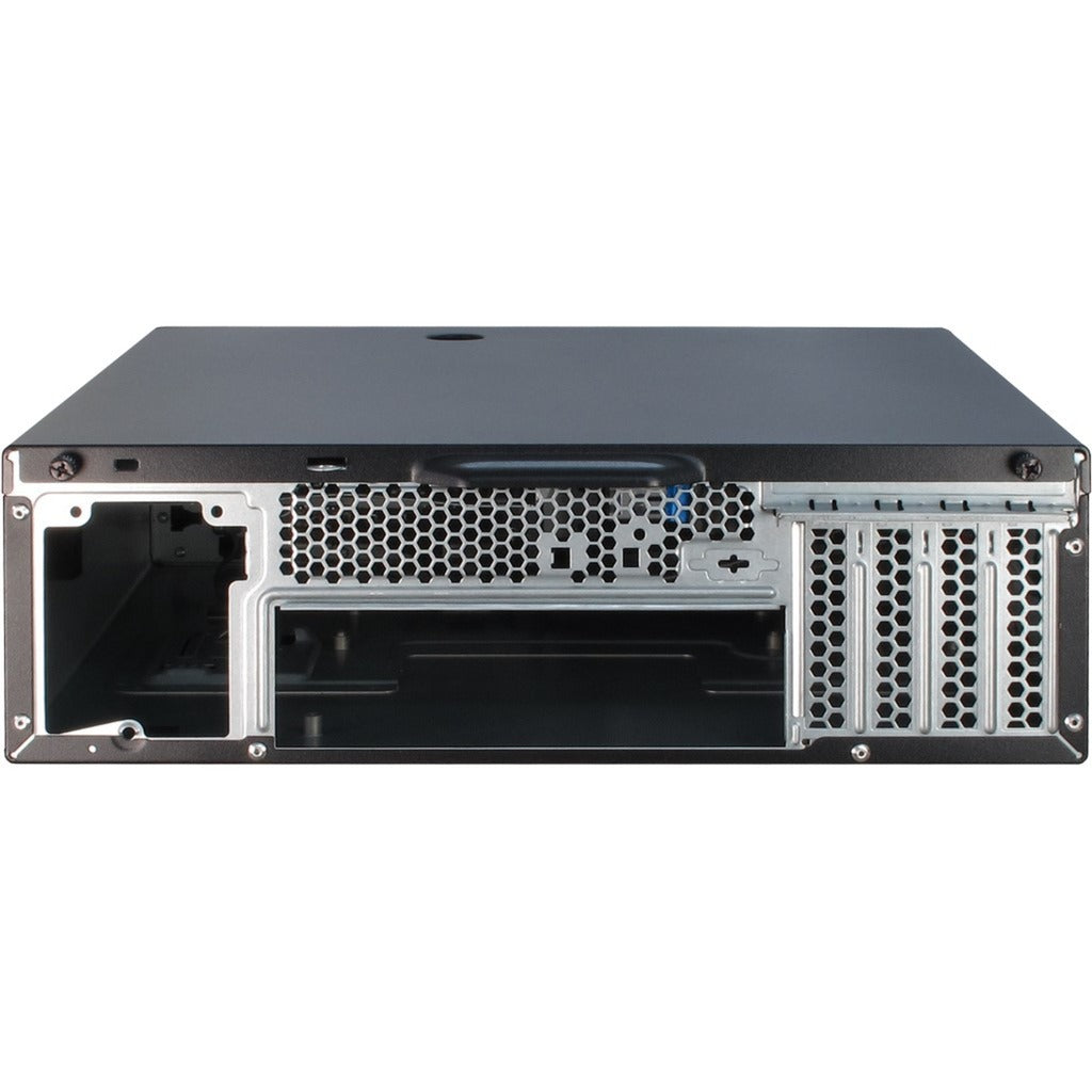 Inter-tech it-502 mini tower behuizing (zwart | 4x usb-a)