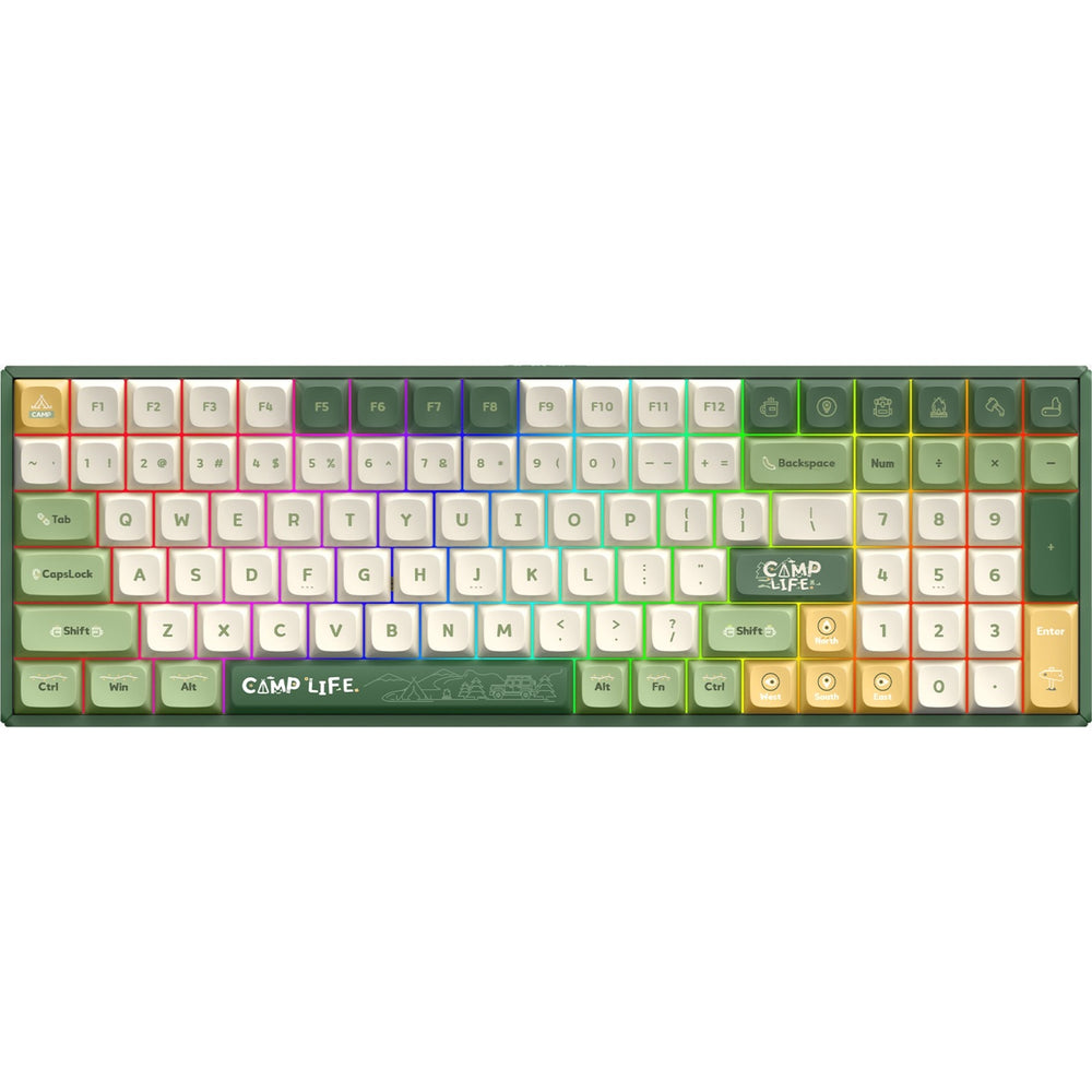 Iqunix F97 Camping Draadloos Mechanisch Toetsenbord